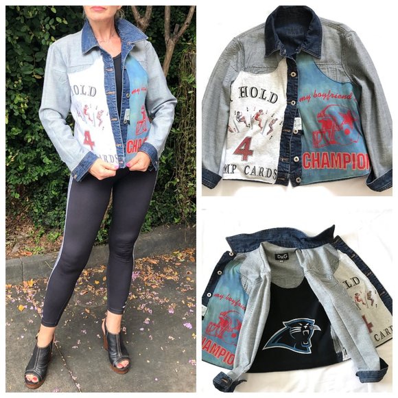 Auc D&G Denim Inside Out jacket - Picture 1 of 17